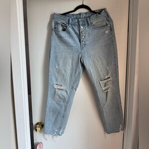 We The Free Light Blue Straight Leg Jeans